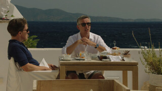 Still image from the film: THE TRIP TO GREECE